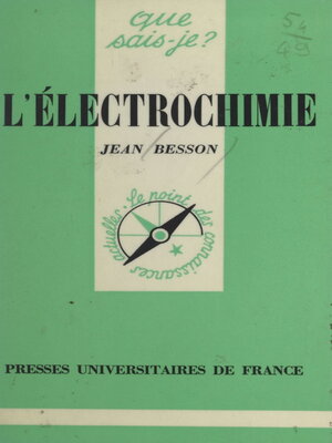 cover image of L'électrochimie